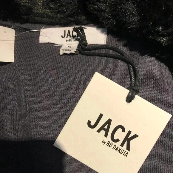 Jack by BB Dakota Jacket Grey Size Small NWT - Picture 5 of 9